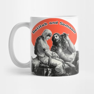 Man Betrayed -Samson and Delilah Scene from the Bible Mug